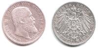 Württemberg 2 Mark Wilhelm II. König von Württemberg (1891 - 1918)