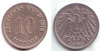 Kaiserreich 10 Pfennig Kursmünze großer Adler -
