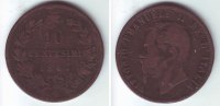 Italien 10 Centesimi Vittorio Emanuelle II. (1861 - 1878) -