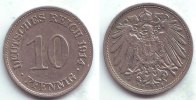 Kaiserreich 10 Pfennig 10 Pfennig - großer Adler -
