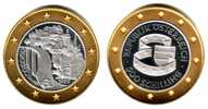 Österreich 500 Schilling Gold/Silber Münze - EU-Beitritt