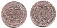 Kaiserreich 25 Pfennig 25 Pfennig - Ähren -