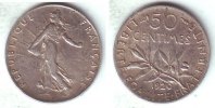 Frankreich 50 Centimes Säerin vor Sonne -