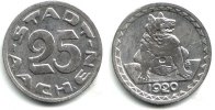 Aachen 25 Pfennig Notgeld der Stadt Aachen - Bär -