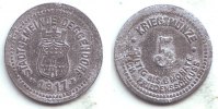 Deggendorf 5 Pfennig Notgeld der Stadtgemeinde Deggendorf - 5 Pfennig -