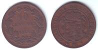 Luxemburg 10 Centimes Wilhelm III. (1849 - 1890)