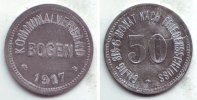 Bogen 50 Pfennig Notgeld des Kommunalverbandes Bogen - 50 Pfennig -