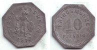 Bensheim 10 Pfennig Notgeld der Stadt Bensheim - 10 Pfennig -