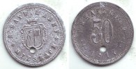 Miesbach 50 Pfennig Notgeld der Stadt Miesbach - 50 Pfennig -