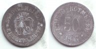 Kirchenlamitz 50 Pfennig Notgeld der Stadtgemeinde Kirchenlamitz - 50 Pfennig -