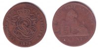 Belgien 2 Cent Leopold II. (1865 - 1909) -