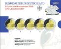 Deutschland 5x 2 Euro Gedenkmünzen-Serie (A,D,F,G,J) - Saarland im off. Folder
