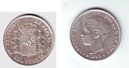 Spanien 1 Peseta König Alfonso XIII. (1896-1931)