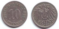 Kaiserreich 10 Pfennig 10 Pfennig - großer Adler -