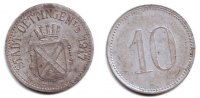 Oettingen 10 Pfennig Notgeld der Stadt Oettingen - 10 Pfennig -