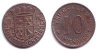 Treuchtlingen 10 Pfennig Notgeld der Stadt Treuchtlingen - 10 Pfennig -