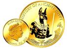 Fiji 10 Dollar Anubis - Altägyptischer Gott Foto