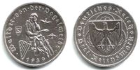 Weimarer Republik 3 Reichsmark Walther von der Vogelweide