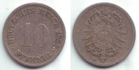Kaiserreich 10 Pfennig 10 Pfennig - kleiner Adler