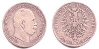 Preussen 2 Mark Kaiser Wilhelm I. -