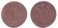 Kaiserreich 1 Pfennig 1 Pfennig - großer Adler -