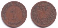 Kaiserreich 1 Pfennig 1 Pfennig - großer Adler -