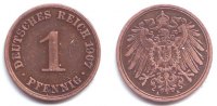 Kaiserreich 1 Pfennig 1 Pfennig - großer Adler -