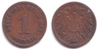 Kaiserreich 1 Pfennig 1 Pfennig - großer Adler -
