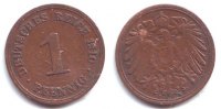 Kaiserreich 1 Pfennig 1 Pfennig - großer Adler -