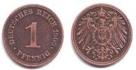 Kaiserreich 1 Pfennig 1 Pfennig - großer Adler -