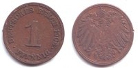 Kaiserreich 1 Pfennig 1 Pfennig - großer Adler -