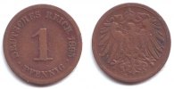 Kaiserreich 1 Pfennig 1 Pfennig - großer Adler -