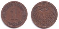 Kaiserreich 1 Pfennig 1 Pfennig - großer Adler -
