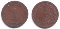 Kaiserreich 1 Pfennig 1 Pfennig - großer Adler -