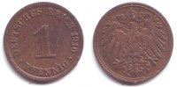 Kaiserreich 1 Pfennig 1 Pfennig - großer Adler -