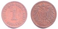 Kaiserreich 1 Pfennig 1 Pfennig - großer Adler -