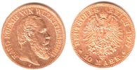 Württemberg 10 Mark König Karl von Württemberg (1864-1891)