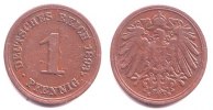 Kaiserreich 1 Pfennig 1 Pfennig - großer Adler -