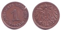 Kaiserreich 1 Pfennig 1 Pfennig - großer Adler -