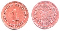 Kaiserreich 1 Pfennig 1 Pfennig - großer Adler -