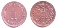 Kaiserreich 1 Pfennig 1 Pfennig - großer Adler -