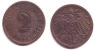 Kaiserreich 2 Pfennig 2 Pfennig - großer Adler -
