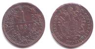 Östereich - Ungarn 1 Kreuzer Franz Joseph I. (1848 - 1916) -