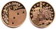 Frankreich 10 Euro 50 Jahre Europaflagge