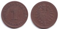 Kaiserreich 1 Pfennig 1 Pfennig - kleiner Adler -