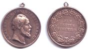 Württemberg Schützenmedaille König Karl zu Württemberg ((1864 - 1891) - Schützenmedaille mit Aufhängeöse