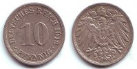 Kaiserreich 10 Pfennig 10 Pfennig - großer Adler -