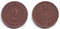 Kaiserreich 2 Pfennig 2 Pfennig - kleiner Adler -