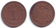 Kaiserreich 1 Pfennig 1 Pfennig - großer Adler -