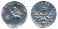 Korea 5000 Won Olympiade Seoul - Mädchen auf Schaukel -
